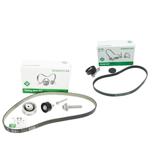 Timing belt kit v ribbed - +, v-ribbed
