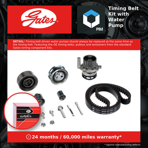 Timing belt water - timing, pump